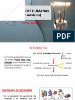 Las Necesidadaes Humanas (Bienes y Servicios)