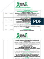 Programação Oficial Abril Verde - 2024 PB