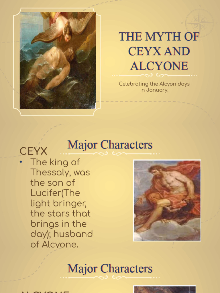 Ceyx and Alcyone: A Myth of Love | PDF | Zeus