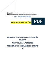 Actividad 1 Reporte Psicológico