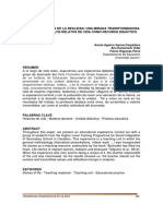 Tomar Conciencia de La Realidad: Una Mirada Transformadora Y Formativa de Los Relatos de Vida Como Recurso Didáctico