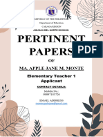 PERTINENT PAPERS (1)