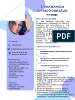 Curriculum Vitae CV Hoja de Vida Profesional Con Foto en Color Purpura Mora - 20240312 - 120957 - 0000
