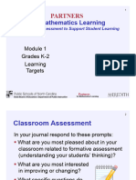 1 K 2 Learning Targets Slides