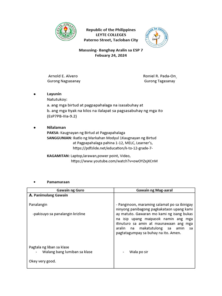 LP Esp 5 | PDF