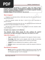 POP Module-1 Notes