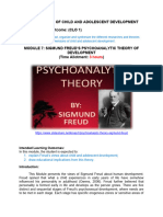Module 7-Psychoanalytic Theory