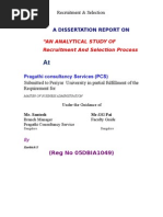 Download HR-Project Recruitment  Selection by kulbirsingh37 SN71917820 doc pdf