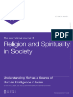 Religion and Spirituality in Society: Understanding As A Source of Human Intelligence in Islam