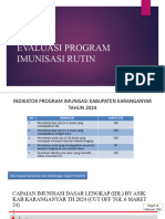 Evaluasi Imunisasi dan Sub PIN