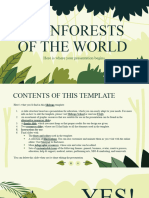 Rainforests of the World XL by Slidesgo