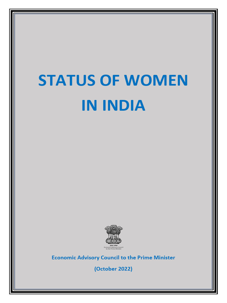 Status of Women in India | PDF | Workforce | Labour Economics
