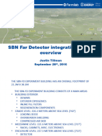SBN Far Detector Integration Model: Justin Tillman September 28, 2016