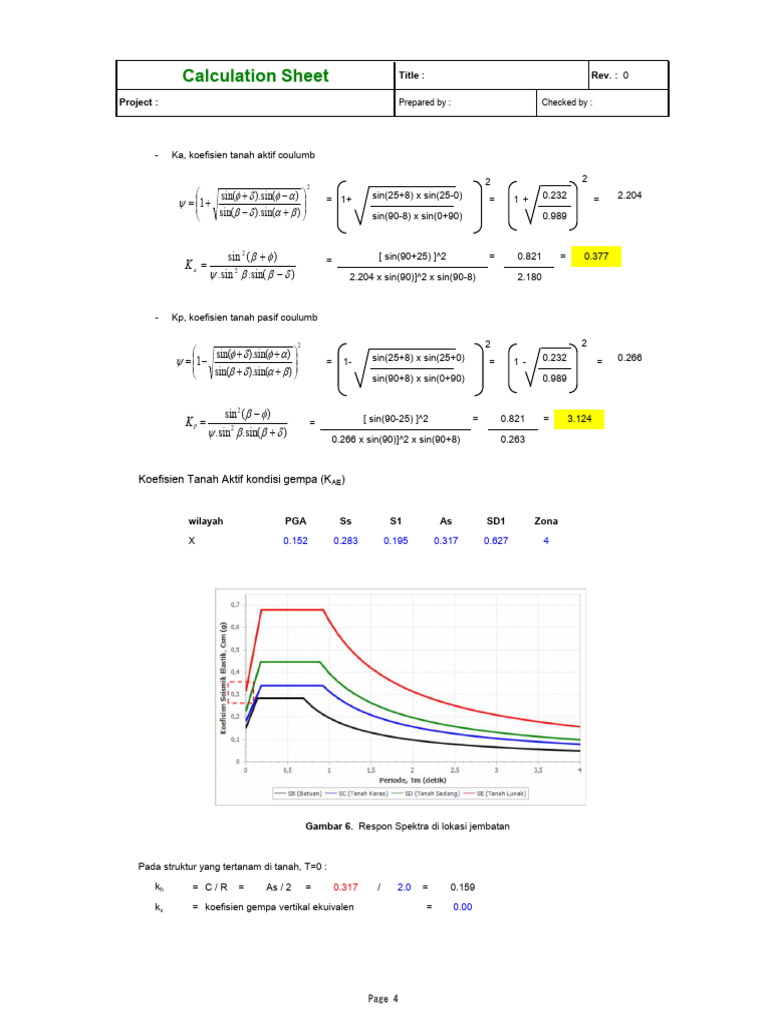 Calculation Sheet:) Sin - Sin Sin - Sin (1 | PDF