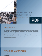 1.3 Materiales Sinteticos