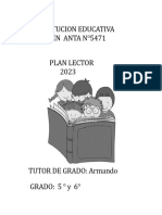 Plan Lector de Primaria 5y6 2023