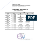 Jadwal PSAJ Baru