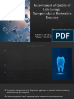 Endodontic Journal Improvements of Quality of Life Through Nanoparticles in Restorative Dentistry