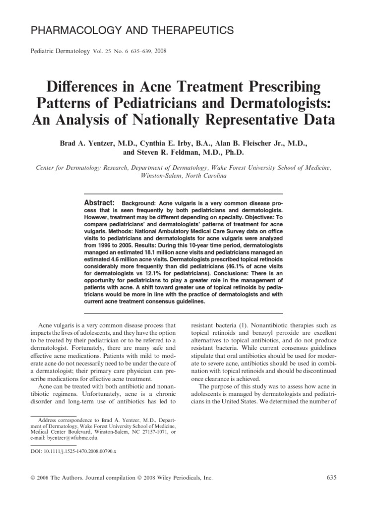 Acne Treatment | PDF | Acne Vulgaris | Dermatology