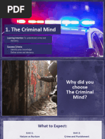 Week 1 The Criminal Mind