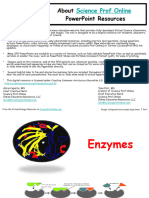 Enzymes Biology Lecture PowerPoint