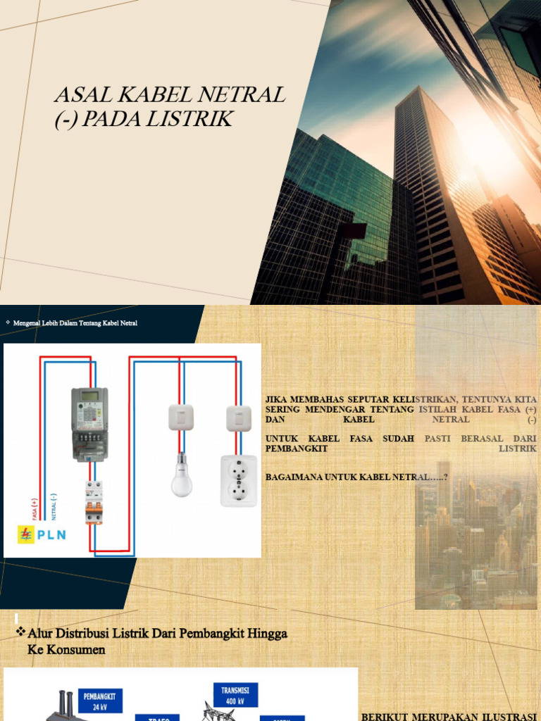 Asal Usul Kabel Netral Listrik | PDF
