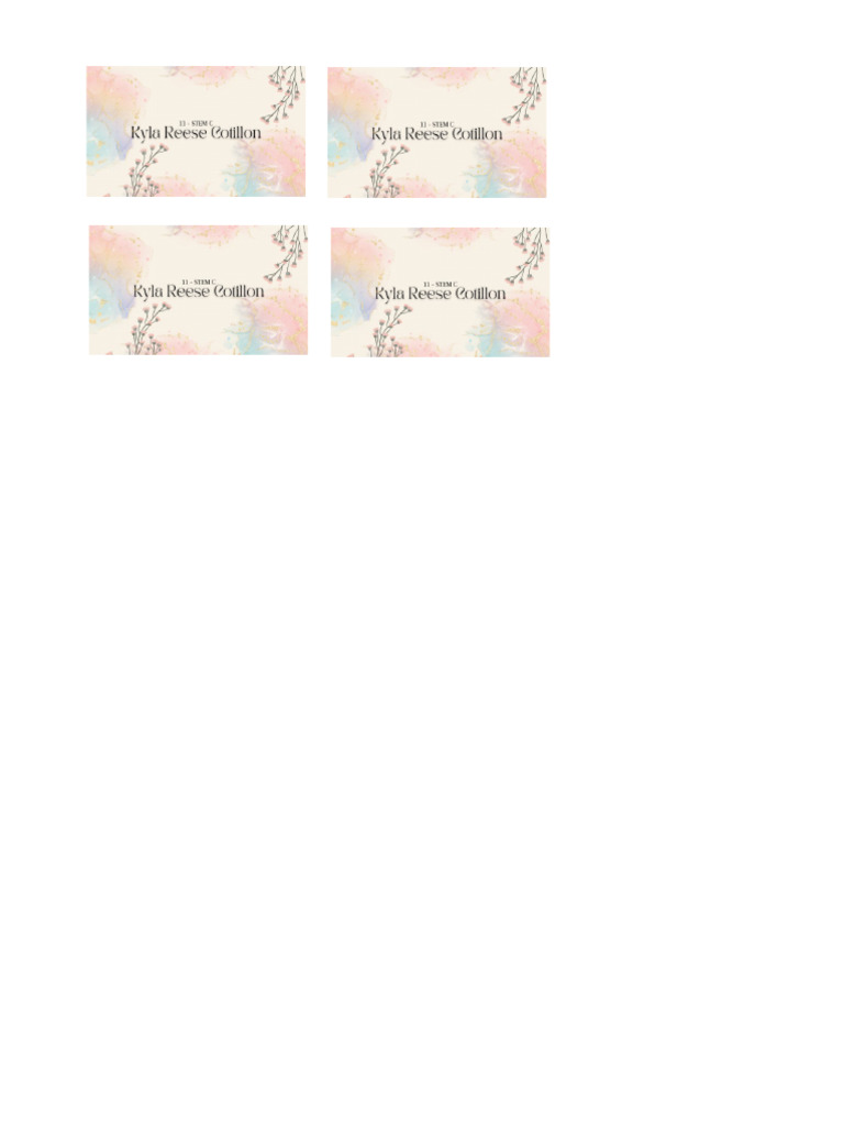 Name Tag | PDF