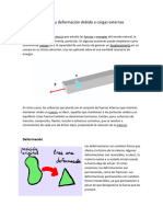 Esfuerzo y Deformación Debido a Cargas Externas