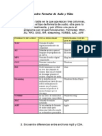 WebQuest Sobre Formatos de Audio y Vídeo