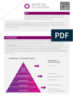 Marketing To Shoppers Pyramid - One Pager