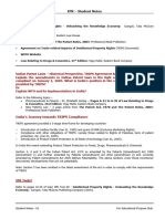 Student Notes 01 - IPR - MSC - BioAnal FYIC Boitech Nutra - 2021-22