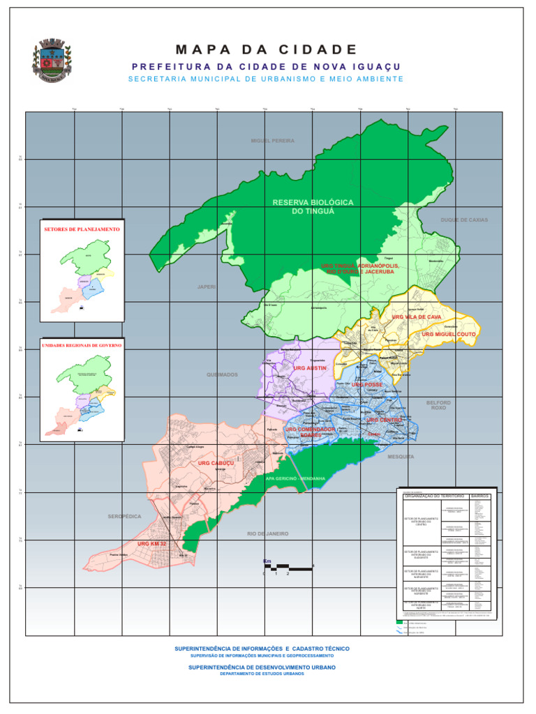 Mapa da Cidade de Nova Iguaçu | PDF