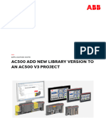 Application Note AC500 Add New Library Version To An AC500 V3 Project