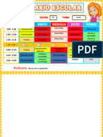 Horario de 3°d