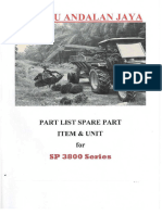 Part Catalog SP 3800
