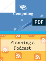 Lesson Presentation Planning a Podcast