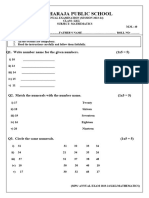 ANNUAL EXAM LKG - Maths - Copy