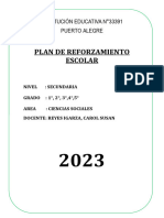 Carol Plan de Reforzamiento Escolar 2023