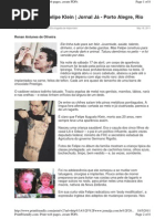 A Tragdia de Felipe Klein - Renan Antunes de Oliveira