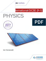 My Revision Notes Edexcel International GCSE 9 1 Physics Ian Horsewell