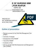 Falls Risk Assessment and Management Plan