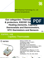 Capillary Thermostats TOPRO