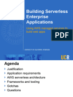 UCR Library Serverless Application Architecture