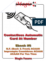 Biagio Fasano (B. Magic) - Contactless Automatic Card at Number - Ebook 6