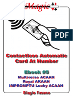 Biagio Fasano (B. Magic) - Contactless Automatic Card at Number - Ebook 5