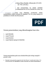 Tata Pemerintahan Islam Masa Daulah Abbasiyah (132-656 H./750-1258 M.)