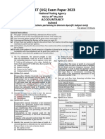 CUET SQP Accountancy Paper