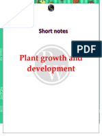Plant Growth and Development - Short Notes