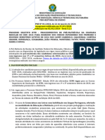 Edital PRE #01.2024 Pré-Matrícula Da Chamada Regular SiSU 2024 - RETIFICAÇÃO 2-02-02 24