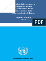 2022.13 United Nations Peacekeeping Missions Military Logistics Unit Manual - Spanish